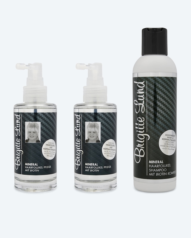 Mineral Haarfollikel Haarwuchs-Set, 3tlg.
