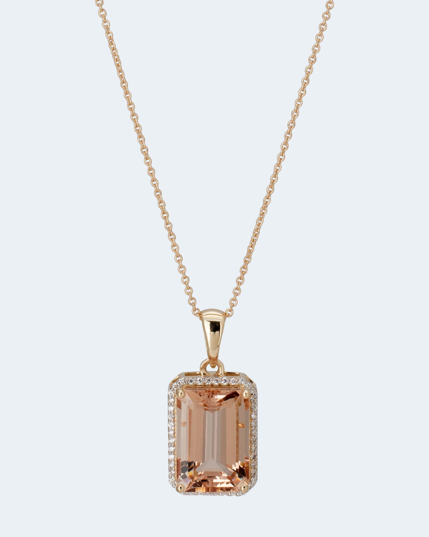Produktabbildung für Anhänger mit Kette in Gold