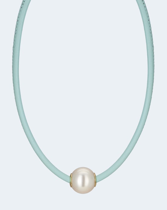 Produktabbildung für Leder-Collier mit MK-Perle 16 mm