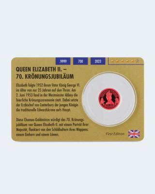 Chameo Goldmünze Queen Elizabeth II. 2023
