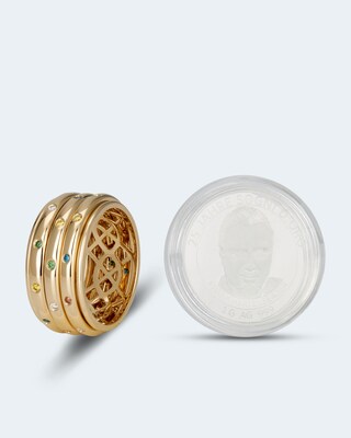 Drehring mit Brillanten und 0,30 Karat