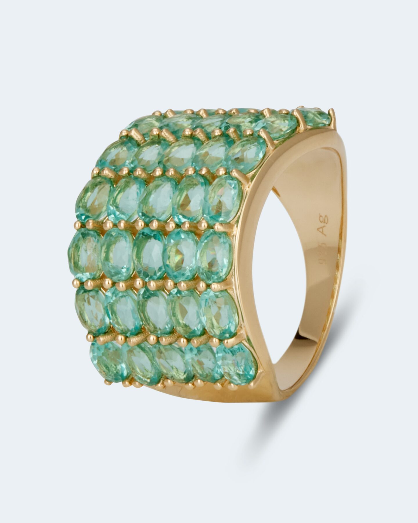 Produktabbildung für Ring mit Paraiba Apatit