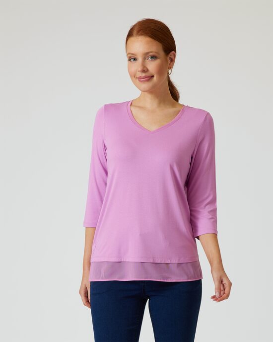 Produktabbildung für Shirt mit Mesh-Detail