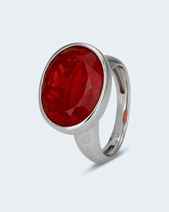 Produktabbildung für Ring mit Cherry-Opal
