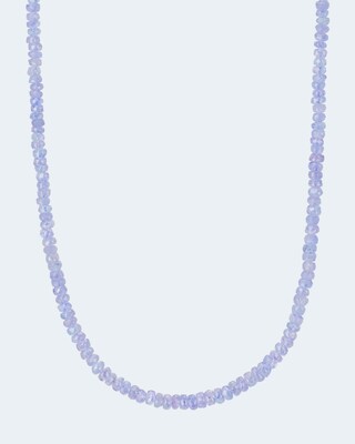 Collier aus Tansanit AA+