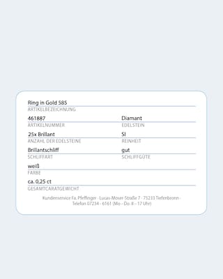 Produktabbildung 3 für Brillantring 0,25 ct