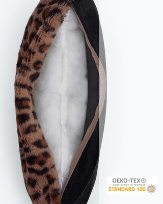 Kissen Leopardenfell-Optik