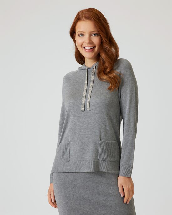 Produktabbildung für Strick-Hoodie