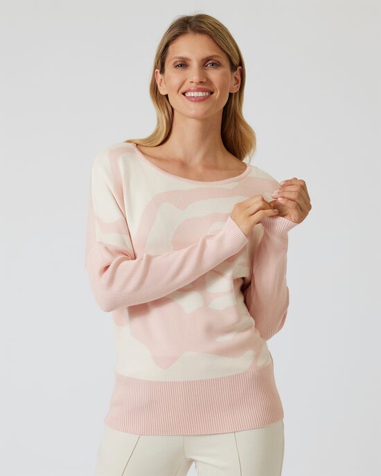 Produktabbildung für Pullover im Rosen-Design