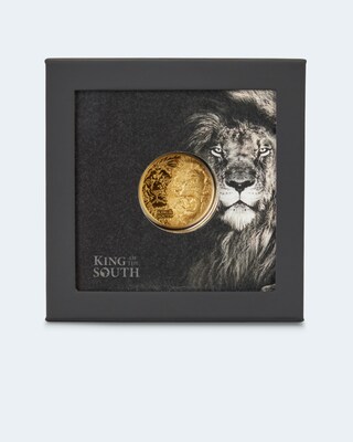 Goldmünze King South Lion