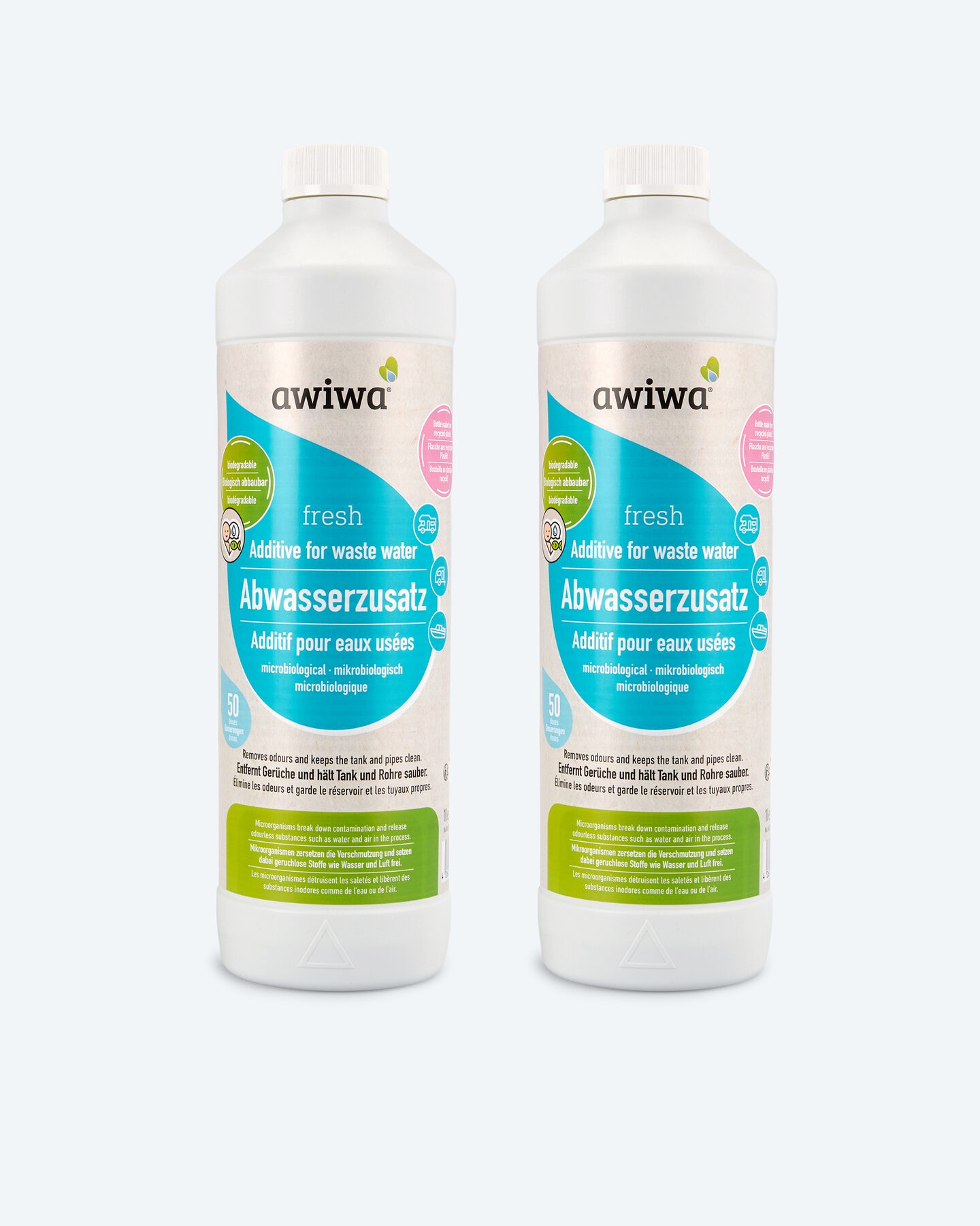 Produktabbildung für Abwasserzusatz, 2x 1 l