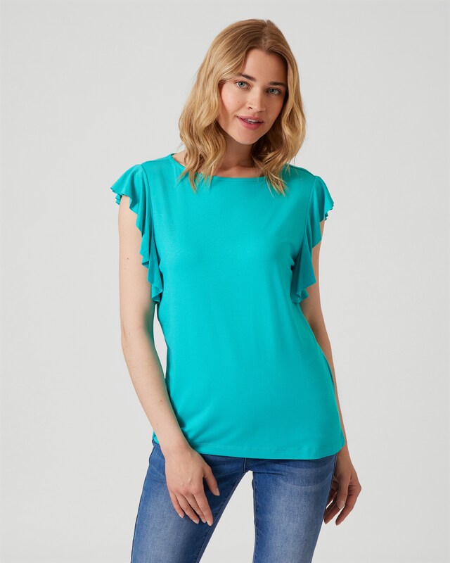Shirt mit Tulpenärmeln