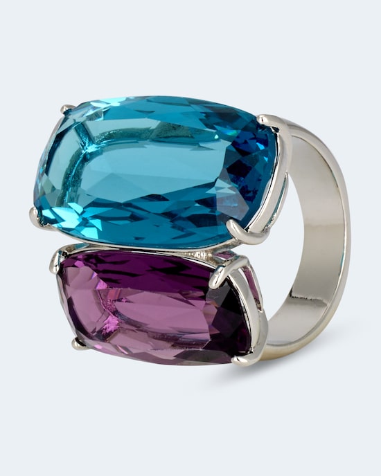 Produktabbildung für Ring mit Glassteinen