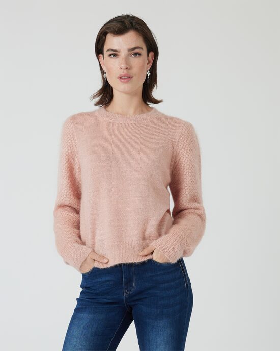 Produktabbildung für Pullover mit Wabenstruktur