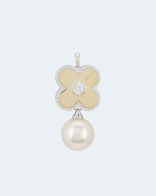 Produktabbildung für Anhänger MK-Perle 14mm & Zirkonia
