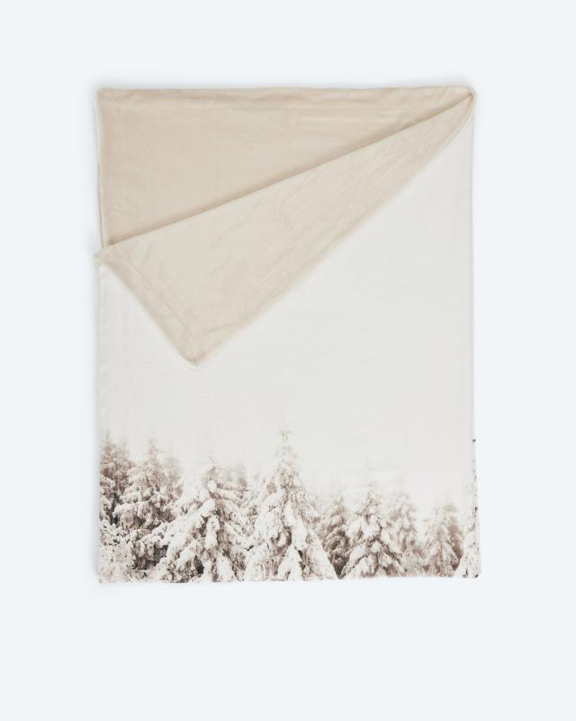Cashma Knit Decke "Winterlandschaft"
