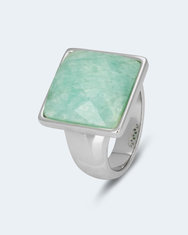 Ring mit Amazonit