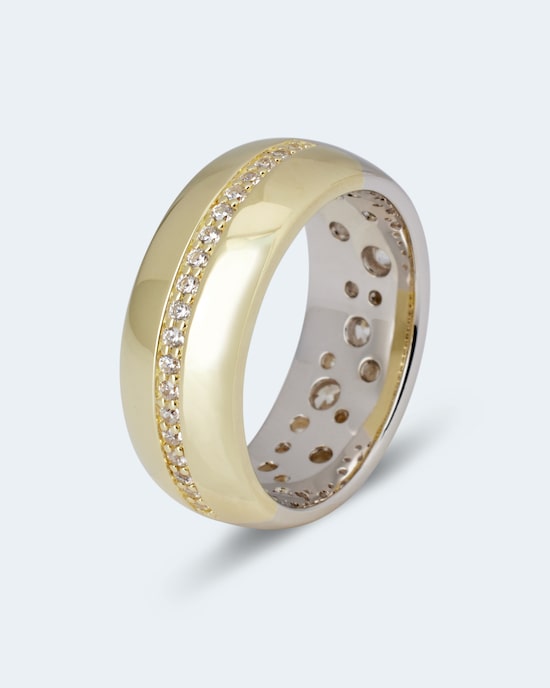 Produktabbildung für Wendering bicolor mit Zirkonia