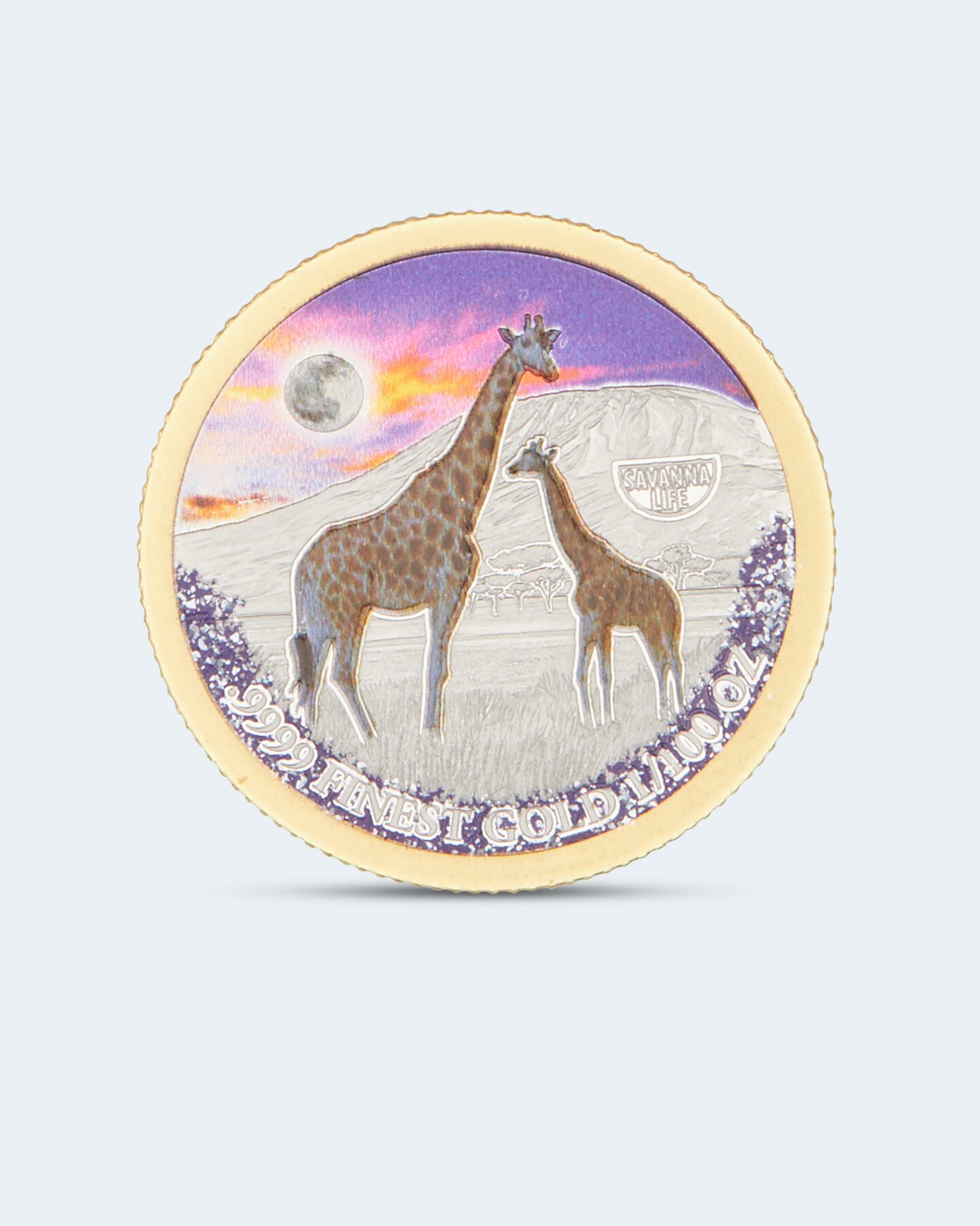 Produktabbildung für Goldmünze Mysterious Rhodium Giraffe 2023