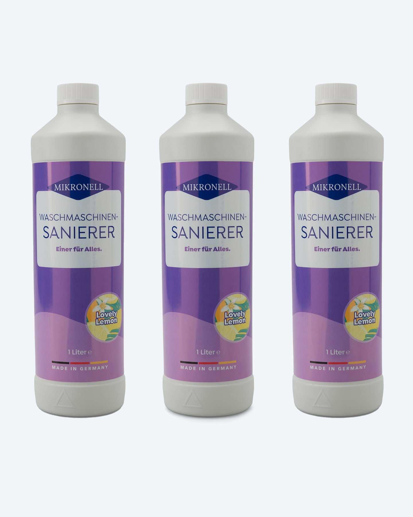 Produktabbildung für Waschmaschinen-Sanierer "Lemon", 3x 1 Liter