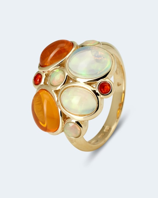 Produktabbildung für Ring mit Multi-Opal