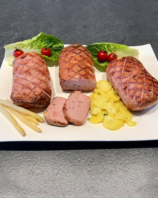 Produktabbildung für Spargelfleischkäse 3x 450 g