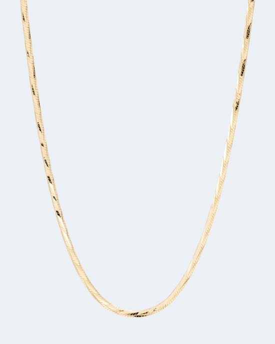 Produktabbildung für Schlangenkette mit Diamantschnitten