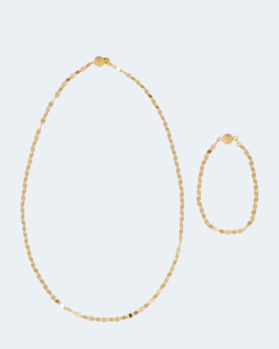 Produktabbildung für Plättchenkette & Armband