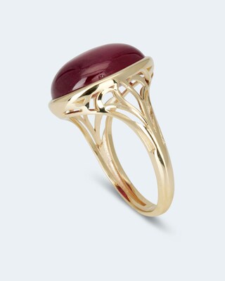 Ring mit Rubin