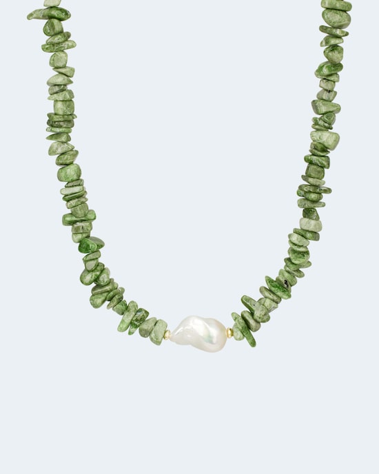 Produktabbildung für Collier mit Chromdiopsid
