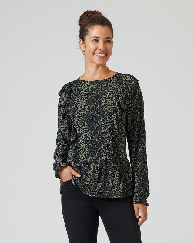 Shirt mit Animaldruck