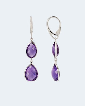 Produktabbildung für Ohrhänger mit Amethyst