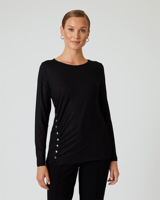 Shirt mit Drapierung