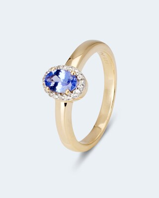 Ring mit Traum-Tansanit & Zirkonen