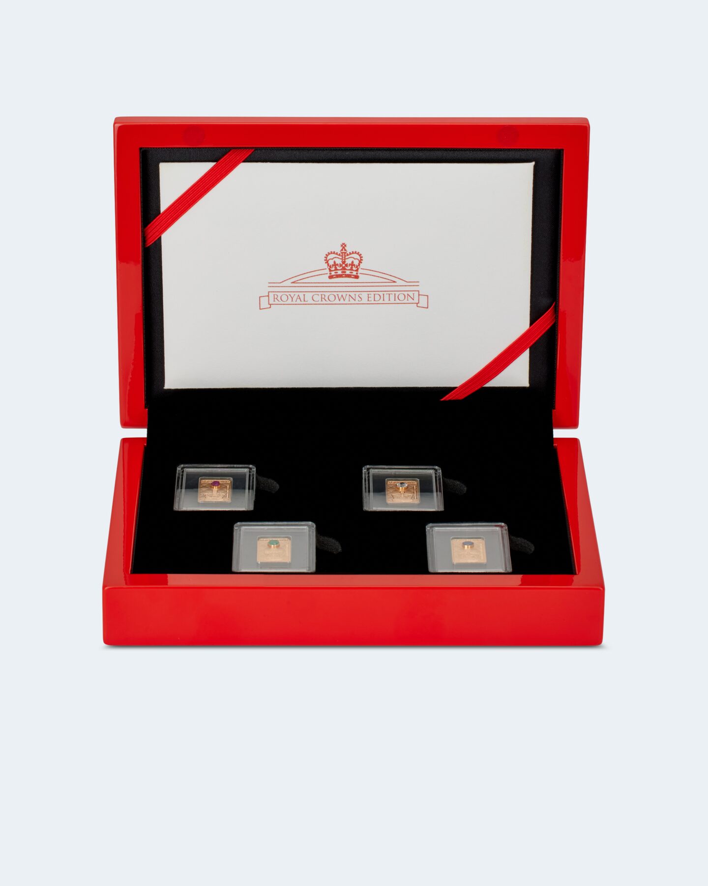 Produktabbildung für Goldbarren 4er-Set - Royal Crown Edition