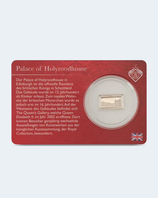 Produktabbildung für Goldmünze QE II Schlösser Holyrood Palace