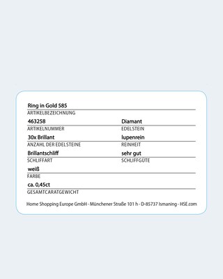 Brillantring 0,45 ct