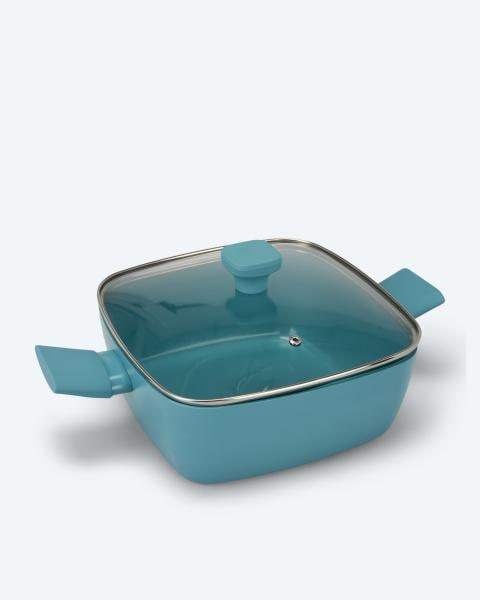 Produktabbildung für Viereckpfanne mit Glasdeckel