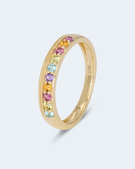Produktabbildung für Ring mit Edelsteinmix