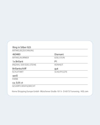 Produktabbildung 3 für Brillantring 0,05 ct