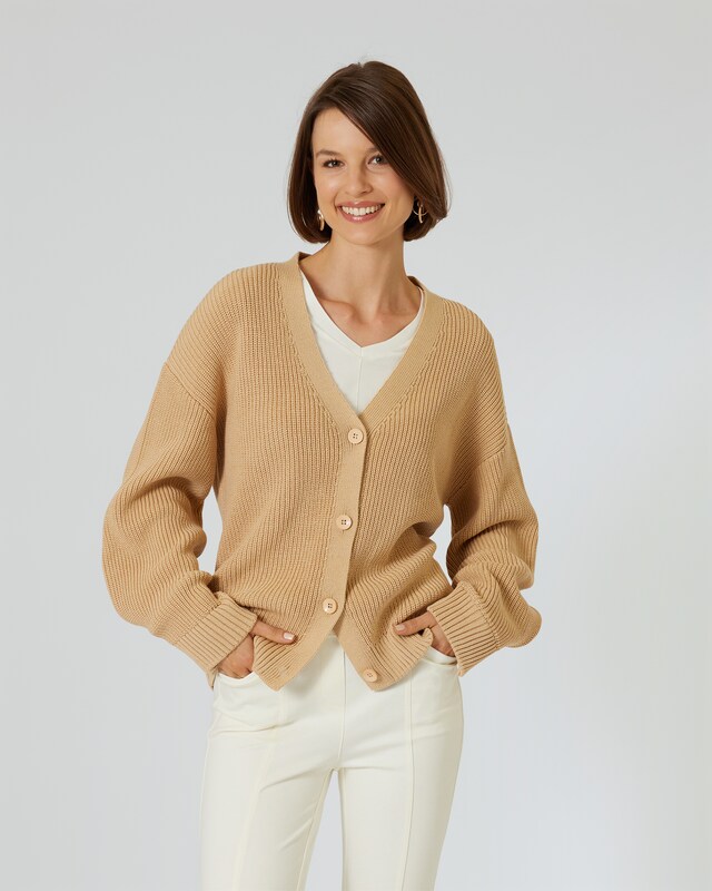 Cardigan mit Baumwolle