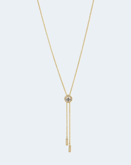 Produktabbildung für Y-Collier mit Zirkonia