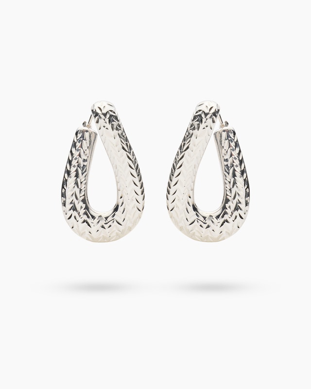 Ohrringe mit Diamantschnitt