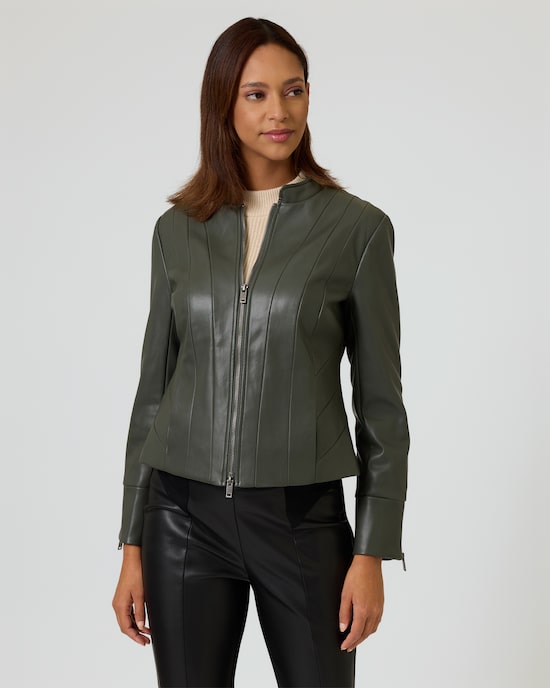 Produktabbildung für Jacke aus Lederimitat
