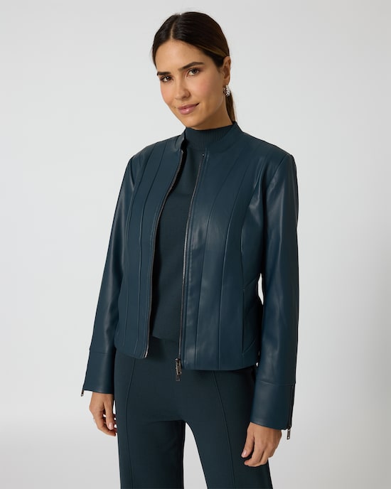 Produktabbildung für Jacke aus Lederimitat