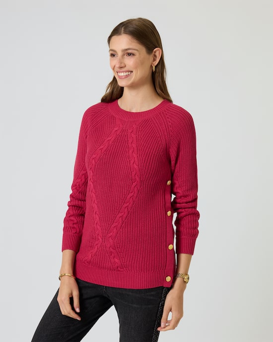 Produktabbildung für Pullover mit Deko-Knöpfen