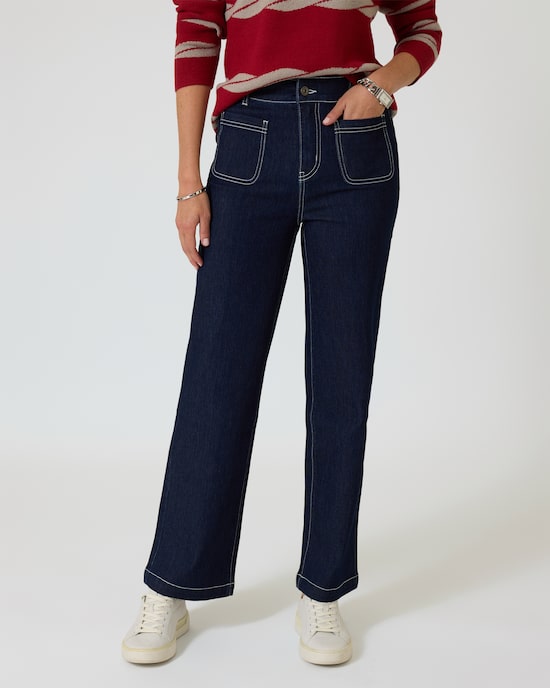 Produktabbildung für Jeans mit aufgesetzten Taschen