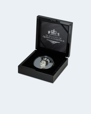 Silbermünze Queen Elizabeth