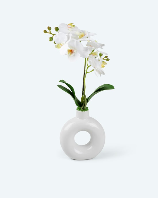 Produktabbildung für Kunst-Orchidee im Topf