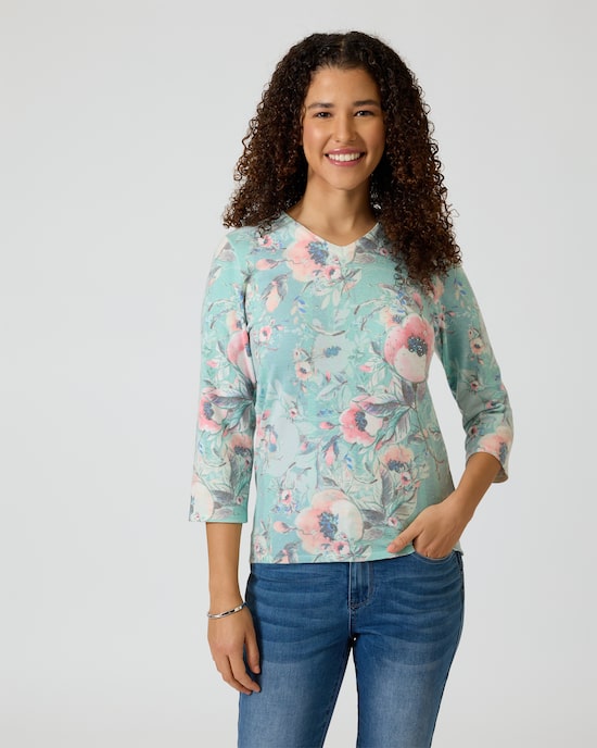Produktabbildung für Soft Pullover "Blütentraum"